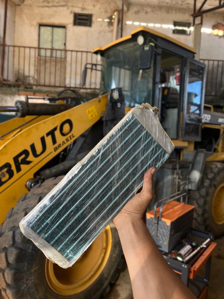 Peça de ar-condicionado e máquina agrícola atendida pela JP Tech